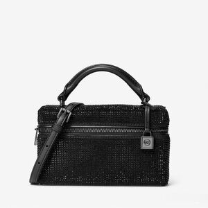 Michael Kors Jana Extra-Small Embellished Suede Convertible Crossbody Bag